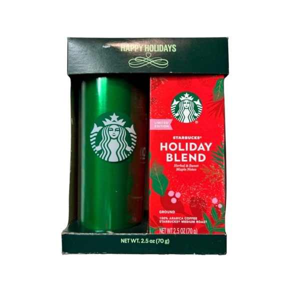 NWT Starbucks Green Thermal Traveler Mug Gift Set - Picture 3 of 9